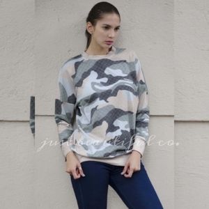 Camo Print Sweatshirt
